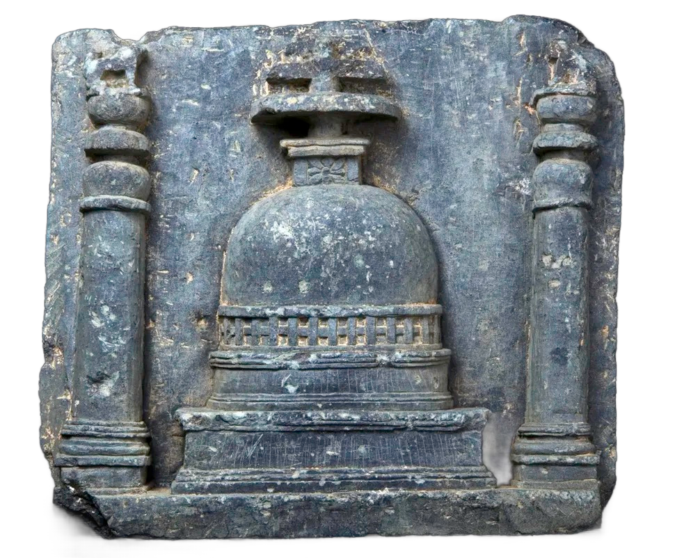 Sacred Buddhist relics and artifacts